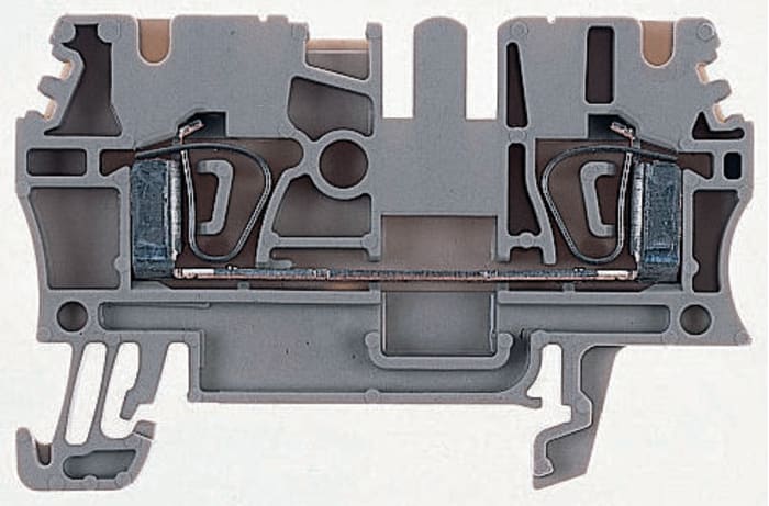 Weidmuller 1745230000 ZDU Series Brown, 16mm², Single-Level, Clamp Termination