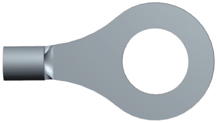 TE Connectivity, SOLISTRAND Uninsulated Ring Terminal, M3.5 (#6) Stud Size, 0.1mm² to 0.4mm² Wire Size