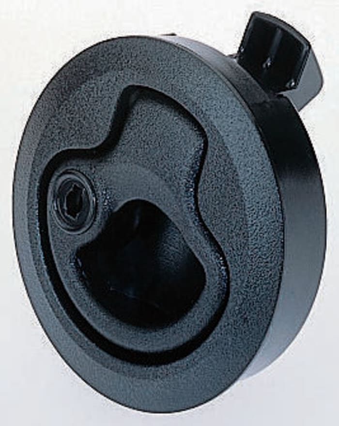 Blokovací západka, Klíč, Plast Černá, výřez v panelu: 50mm, 7 → 12mm Panel Thickness Southco