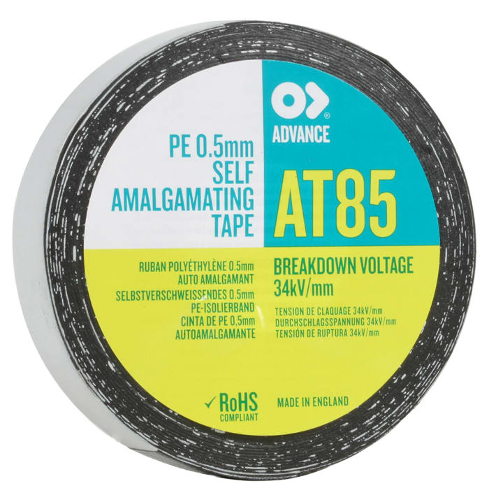 Ruban auto-amalgamant Advance Tapes AT85 Noir, 17000V, 10m x 50mm, +130°C