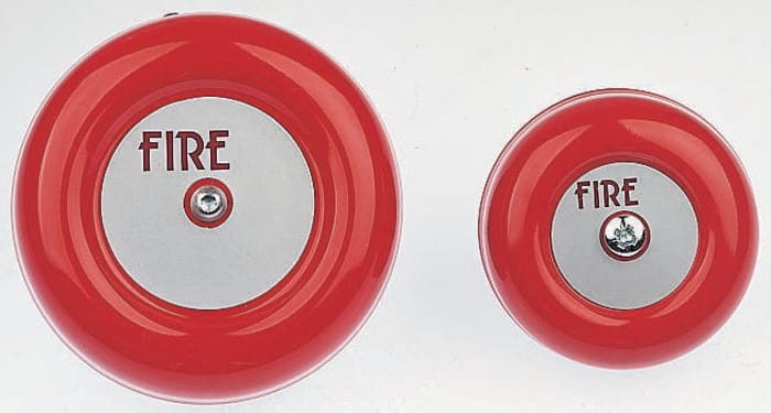 Fulleon Red Centrifugal Bell, 84dB at 1 Metre, 24 V
