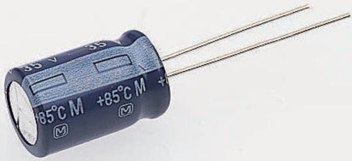 Panasonic 4700μF Aluminium Electrolytic Capacitor 35V dc, Radial, Through Hole - ECA1VM472