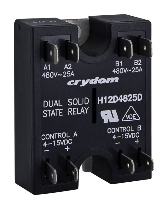 Sensata / Crydom Solid State Röle (SSR) 25 A, Sıfır Geçişli, SMD Montaj (Yüzeye Montaj), SCR