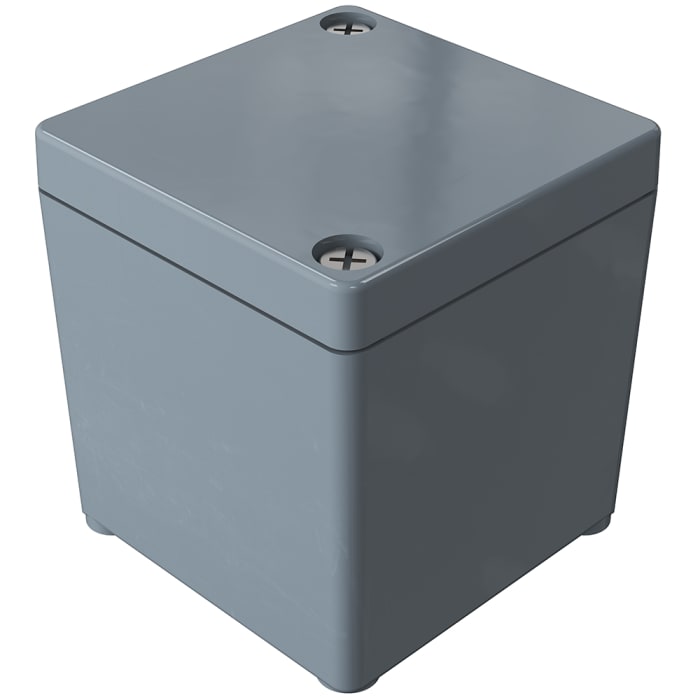 Rose Polyester Standard Series Grey Grey Lid Fibreglass Reinforced Polyester Enclosure, IP66, IK08 55 mm, 55 mm, 55 mm