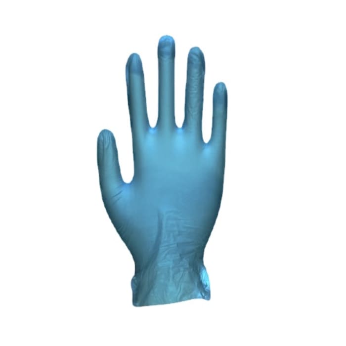GS0084A Uniglove Uniglove Unicare Soft Blue PowderFree Vinyl