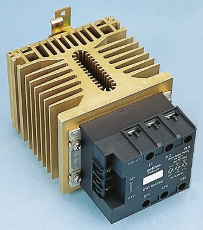 Celduc SWT Series Solid State Relay, 28 A Load, DIN Rail Mount, 400 V rms Load, 30 V Control