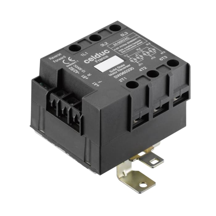 Relé de estado sólido Celduc celpac Ready to use SG9-SV9-SW9 de 2 polos, control 12 → 30 V dc, carga 24 →