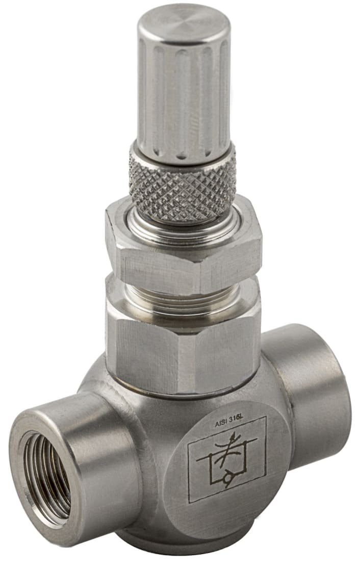 RS PRO RS PRO 66085 Series Threaded Flow Regulator, 3/8 in Female