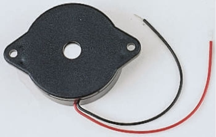 Murata 75dB Panel Mount Square Wave External Piezo Buzzer, 61 x 44 x 14mm, 30V ac Max