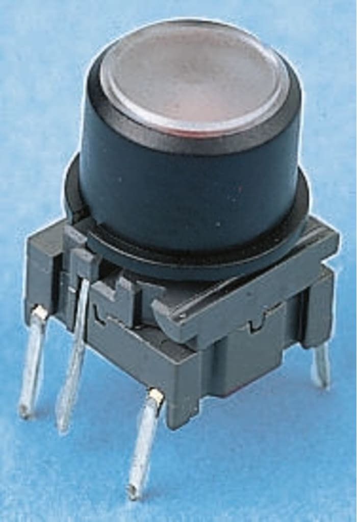 Interruptor Táctil, Negro, contactos SPST
