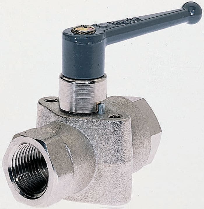 Legris Brass 2 Way, Ball Valve, Threaded, BSPP 1in, 40bar Operating Pressure