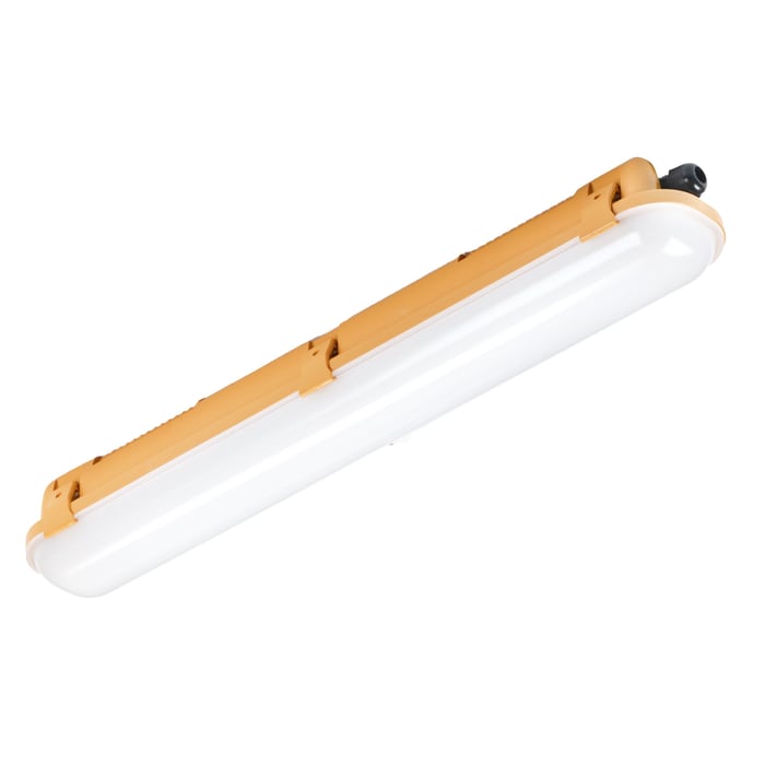Réglette LED, 600 mm, 27 W 6500K, IP65, RS PRO