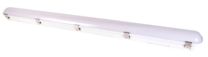 RS PRO 30, 38, 40, 55W LED Batten Light, 100 → 240 V Batten, 1 Lamp, Anti-corrosive, 1200mm Long, IP65