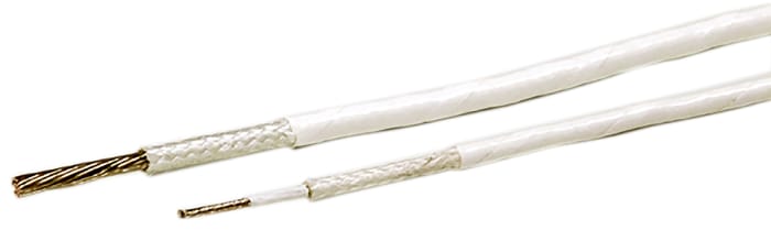 RS PRO Grey 3.8 mm² Harsh Environment Wire, 12 AWG, 37/0.315 mm, 100m, PTFE Insulation