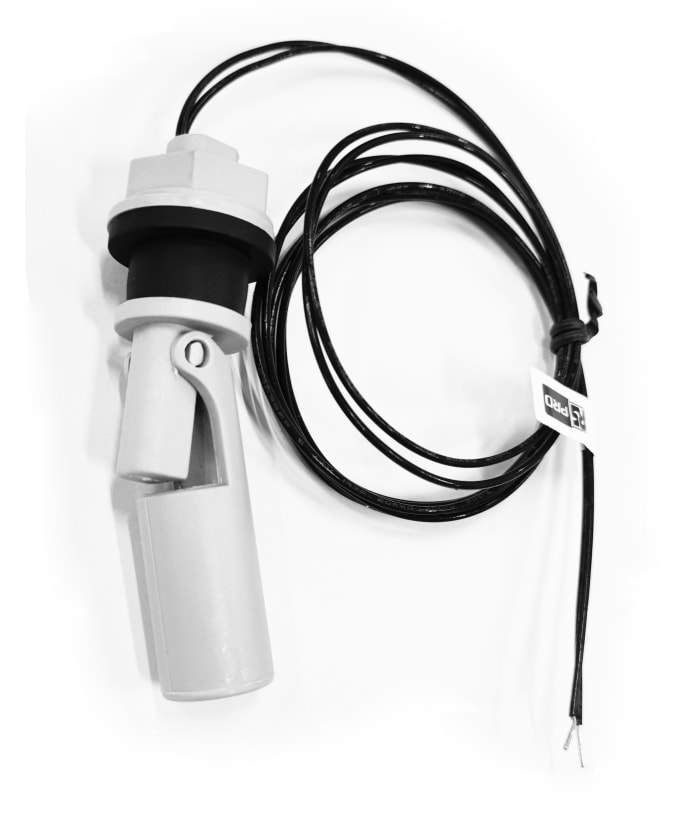 RS PRO Surface Mount Polyphenylene Sulfide Float Switch, Float, 1m Cable, NO, 300V ac Max, 350V dc Max