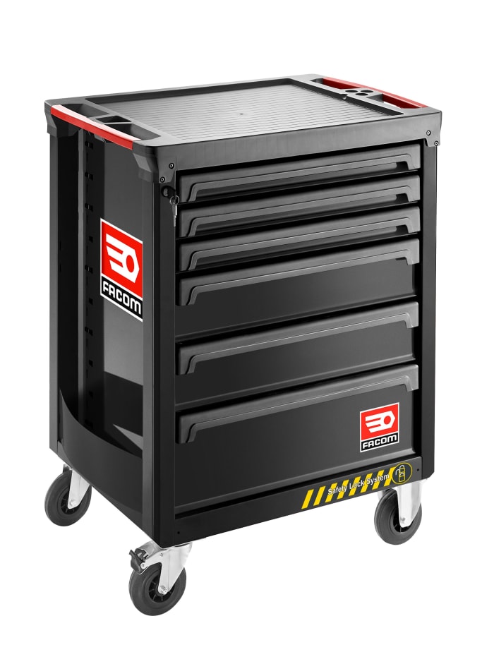 Chariot Facom 6 plateaux, 560 x 460mm, Capacité de charge 20 kg, 25 kg, 30 kg, Charge moyenne