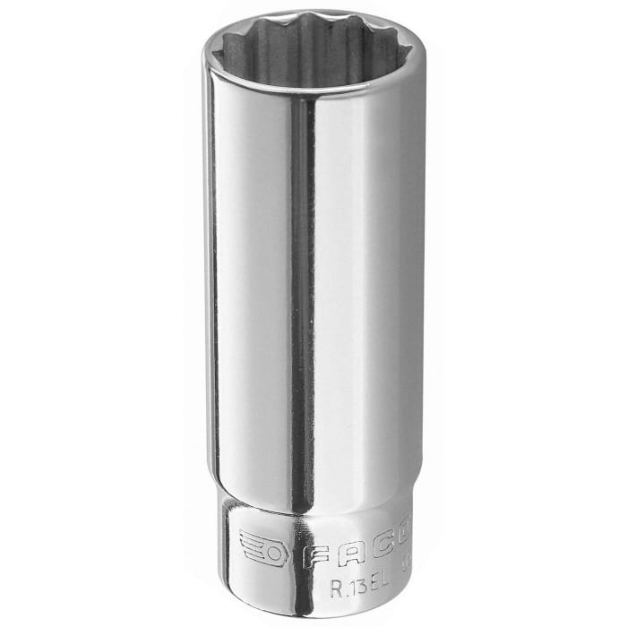 FACOM Drehstift Für Rohrsteckschlüssel Serie 91A-92A-97D – 3,8-9 Mm, Verchromt, 300 Mm