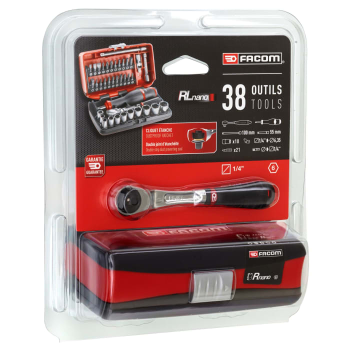 Facom NSD.500 A Impact-Steckschlüsselsatz 1/2 Zoll – 12-teilig, 8–27 Mm