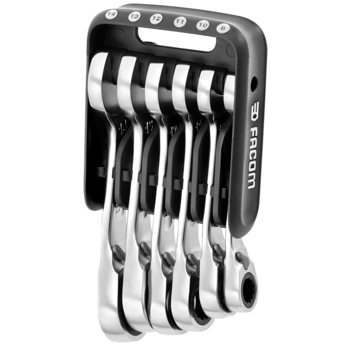 Facom 6-Piece Spanner Set, 8 to 14 mm