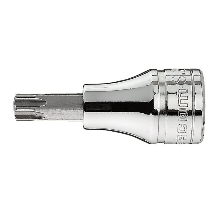 Facom 3/8 in Drive 3.84mm Bit Socket, Torx Bit, T20, 46 mm Overall Length