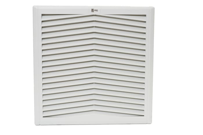 RS PRO Filter Fan, 230 V, AC Operation, 586m³/h Filtered, 671m³/h Unimpeded, IP54, 254x254mm