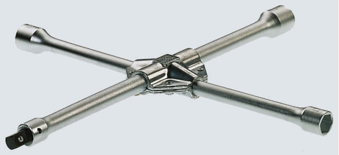 Facom Aluminium 4-way Cross Wrench, 17 - 19 - 21 mm Capacity