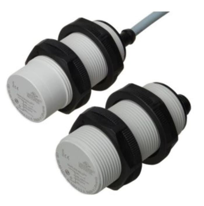 RS PRO Capacitive Threaded Barrel Proximity Sensor, M30, 16 mm Detection, IO-Link, 10 → 40 V dc