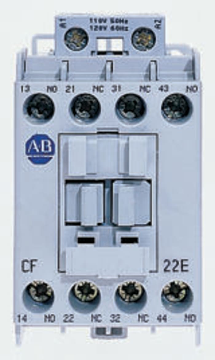 Allen Bradley 700 Serisi 700C Kontaktör, 4 Kutuplu, 10 A, Bobin Gerilimi: 230 V ac