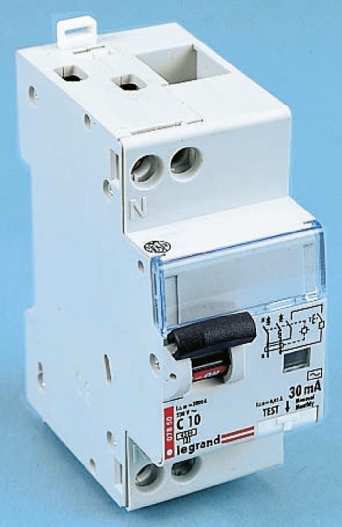 Legrand 10 A RCD, Trip Sensitivity 30mA