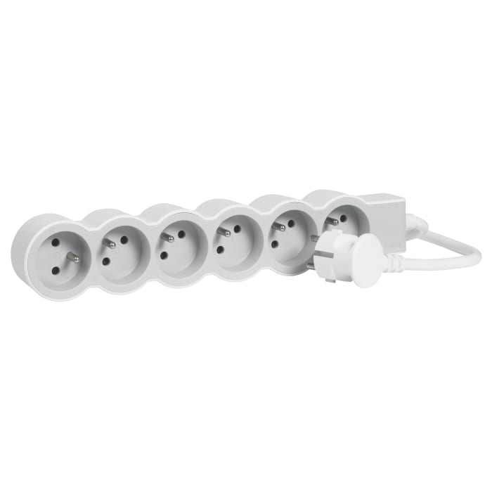 Legrand 1.5m 6 Socket Type E - French Extension Lead