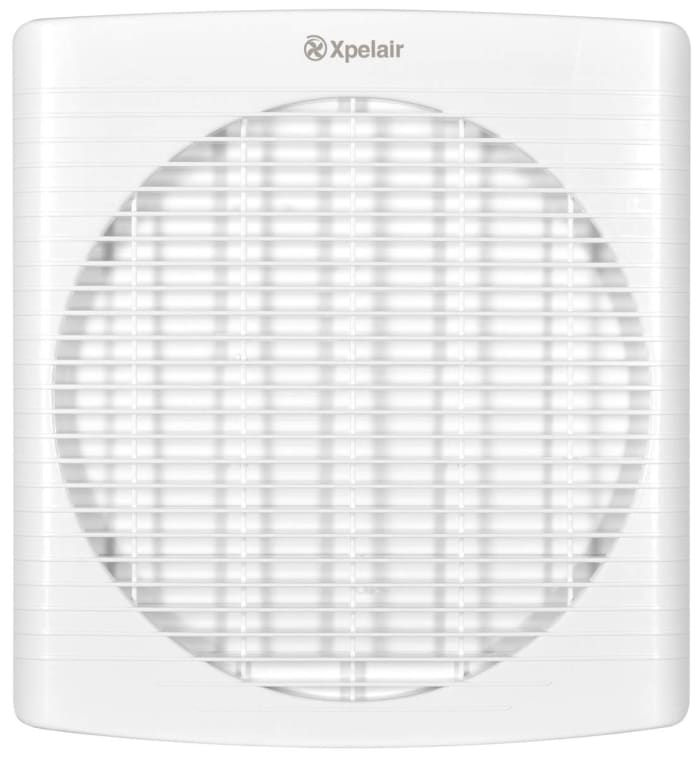 Xpelair 90012AW GX12 Window Mounted Extractor Fan, Intake, 1002m³/h, 55dB(A), Duct Size 315mm