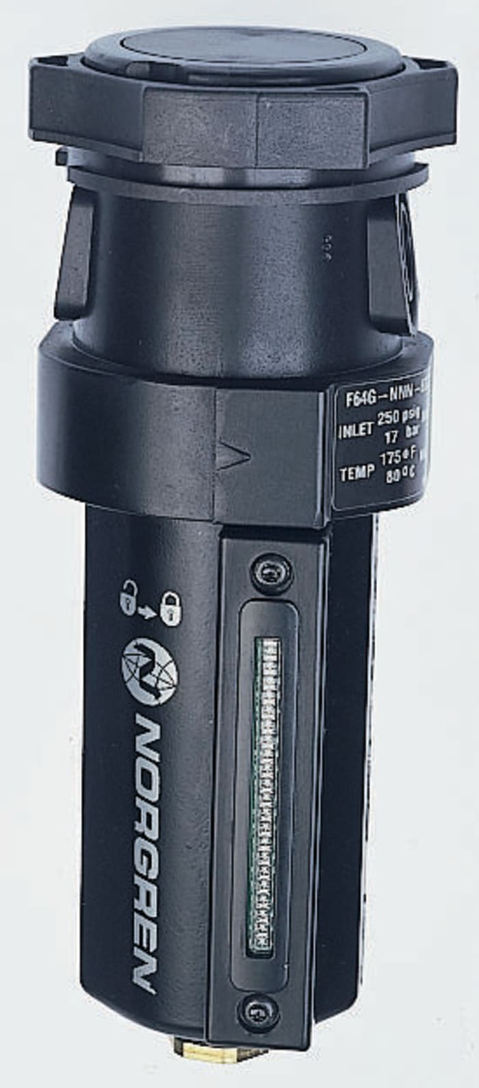 Norgren F64G series 25μm 0.034 bar Pneumatic Filter