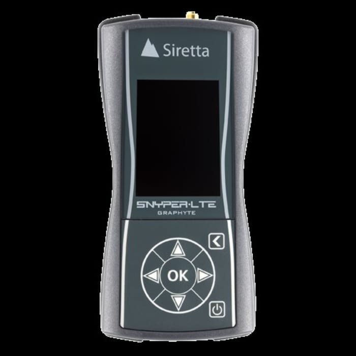 Detector de RF Siretta SNYPER-LTE Graphyte(EU) V2, 2.6GHz, 700 MHz, 147mm