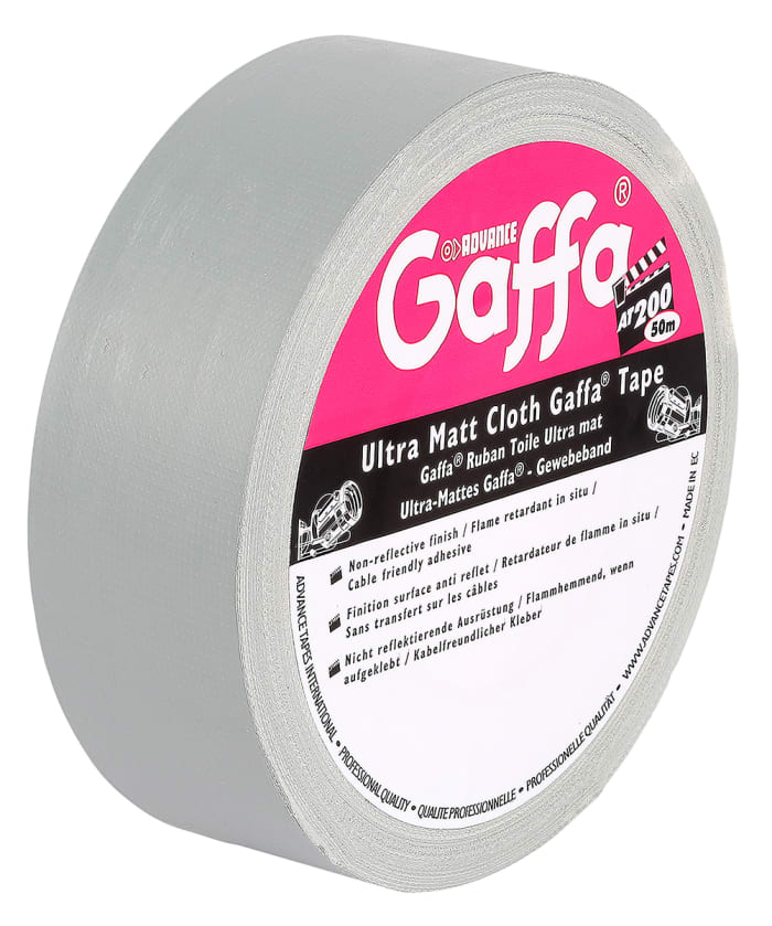 Scotch Gaffer Advance Tapes AT200 Gris, Mat, 50m x 50mm x 0.26mm