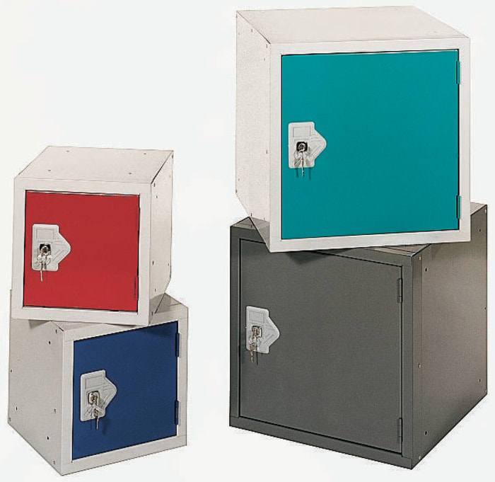Taquilla NC Brown Storage Equipment, 1 Puerta, Azul, 457 mm x 457 mm x 457mm