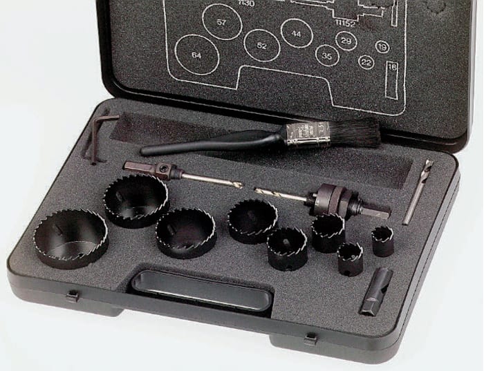 Bahco 5/8 → 2 1/2 in 14 piece Hole Saw Set