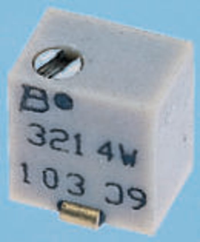3214W1105E Bourns 1MΩ, SMD Trimmer Potentiometer 0.25W Top Adjust