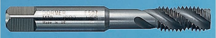 Dormer Threading Tap, M6 Thread, 1mm Pitch, Metric Coarse Standard