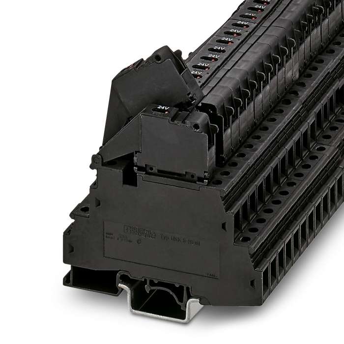 Phoenix Contact 3026654 UKK 5-HESILED 24 Series Black, 1.5mm², Screw Termination