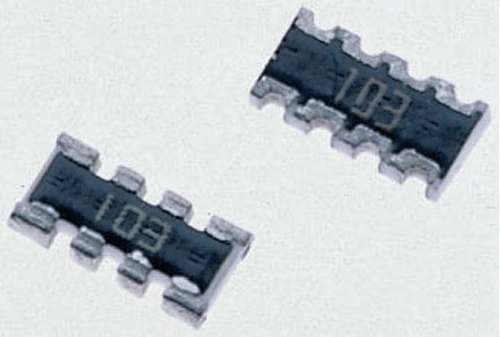 Bourns, CAY16 100kΩ ±5% Isolated Resistor Array, 4 Resistors, 0.25W total, 1206 (3216M), Convex