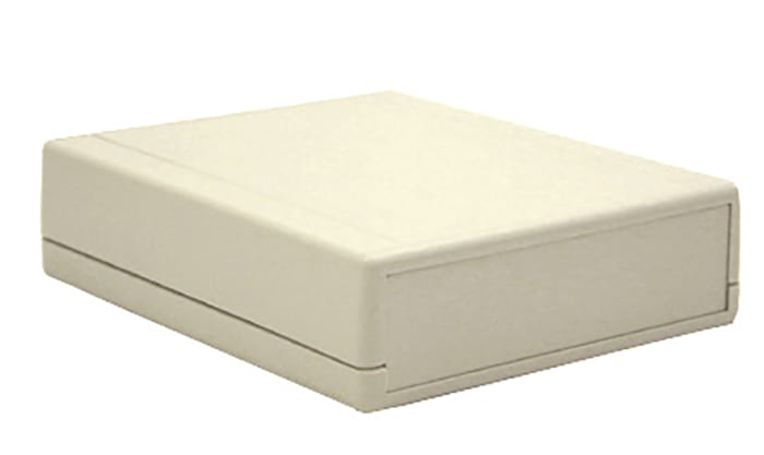 Pactec LH55 Series Black ABS Desktop Enclosure, 129.5 x 129.5 x 38.1mm