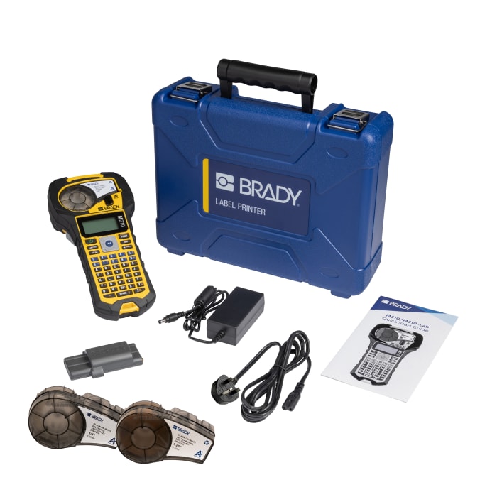 Kit pour impression d'étiquettes Brady M210, clavier ABC fiche UK (type G)