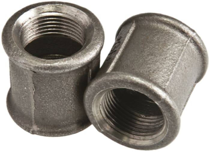 Georg Fischer Galvanised Malleable Iron Fitting Socket, Female BSPP 1-1/2in to Female BSPP 1-1/2in