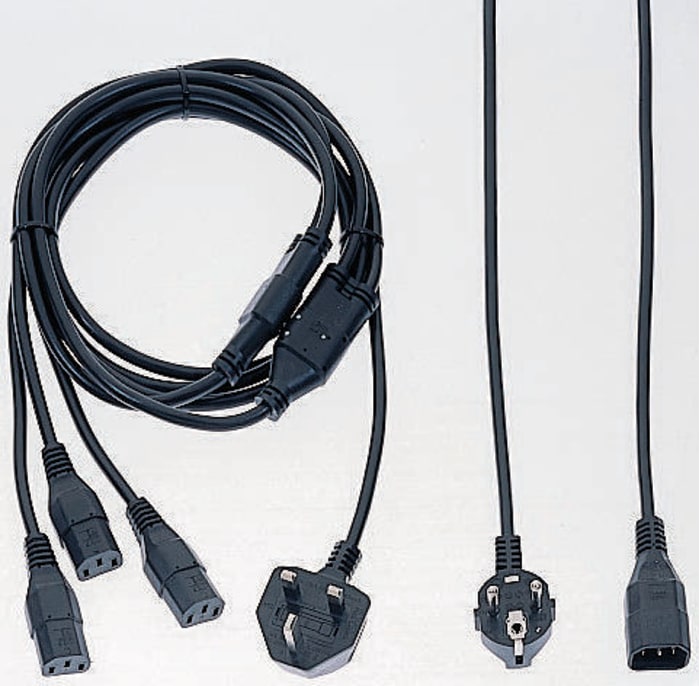 Schuko plug-2way IEC Y junction lead,10A