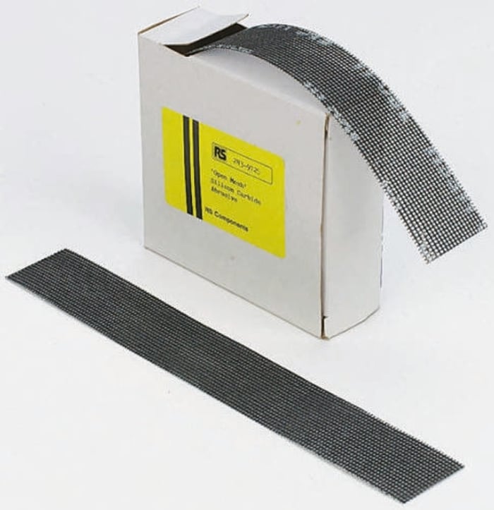 Norton Silicon Carbide Very Fine Abrasive Cloth Roll, 5m x 37mm
