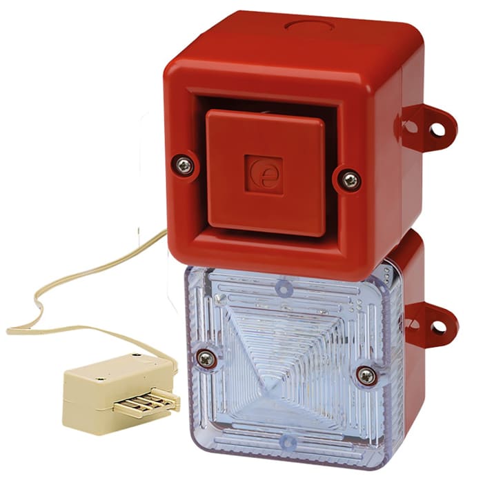 AE & T YFLASH Series Amber Handset beacon/siren for phone, 230 V ac, IP69, Wall Mount, 100dB at 1 Metre