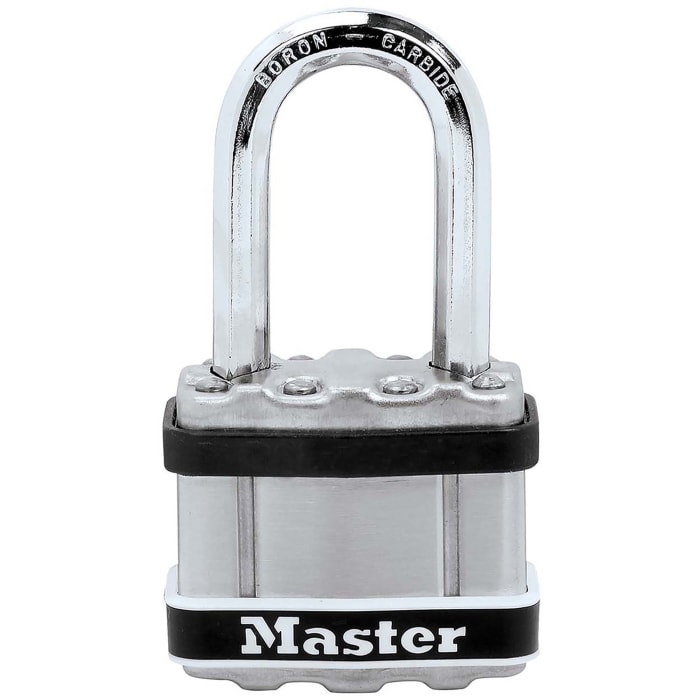 Master Lock Key Weatherproof Steel Padlock, 8mm Shackle