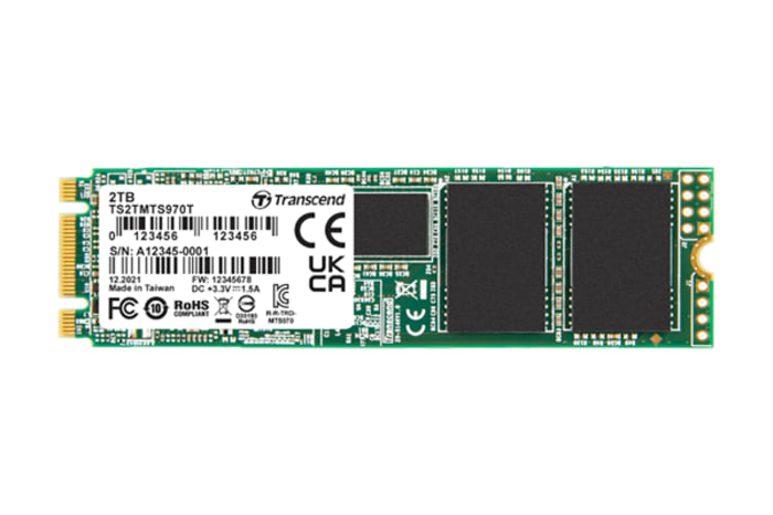 256GB, M.2 2280 SSD, SATA3 B+M Key, 3D T
