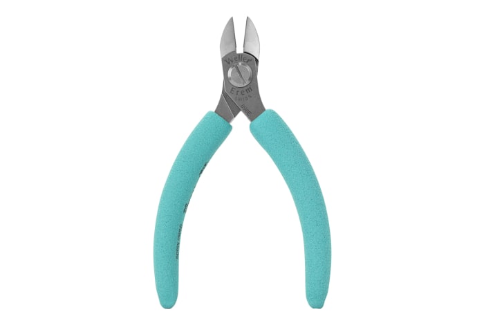Alicates de corte lateral Weller Erem, capacidad de corte 1.8mm, long. total 120 mm, ESD