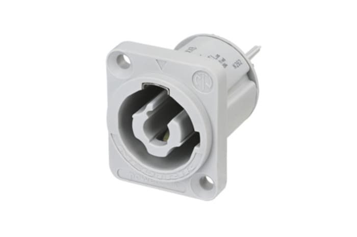 Neutrik Mains Plug, 20A, Panel Mount, 250 V